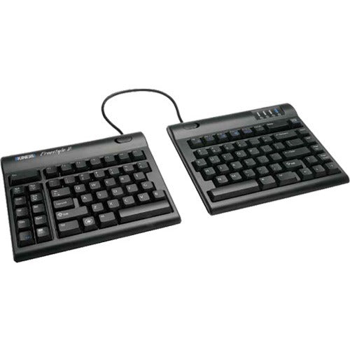 Kinesis Freestyle2 Keyboard for PC, French Canadian Tri-Color Bilingual Legendin