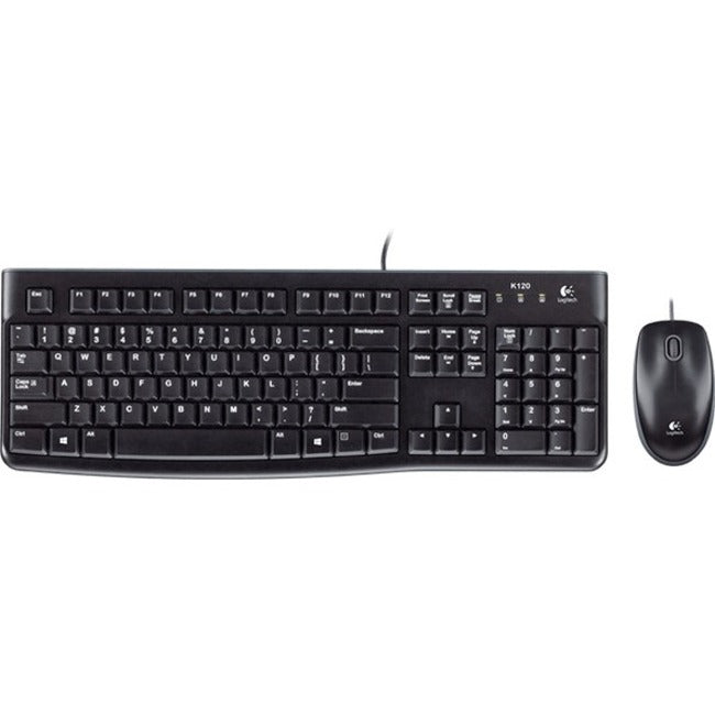 Lenovo Logitech Desktop MK120 - Keyboard and mouse set - USB - English
