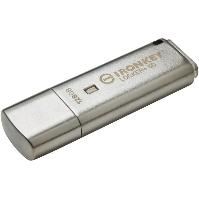 KINGSTON 128GB IKLP50 AES USB, W/256BIT ENCRYPTION
