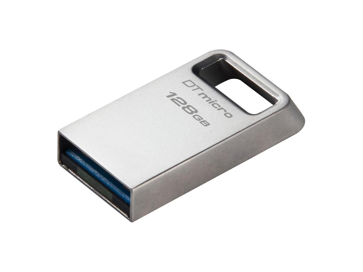 KINGSTON 128GB DATATRAVELER MICRO 200MB/S METAL USB 3.2 GEN 1 (CANADA RETAIL)
