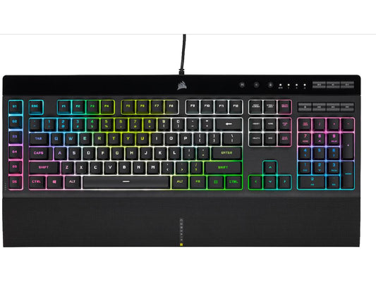 CORSAIR K55 RGB PRO XT GAMING KEYBOARD, BACKLIT RGB LED, BLACK