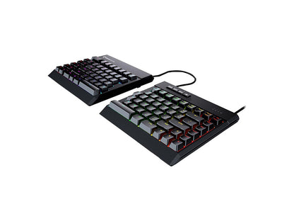 FREESTYLE EDGE RGB SPLIT-ADJUSTABLE MECHANICAL KEYBOARD FOR PC LINEAR QUIET RED