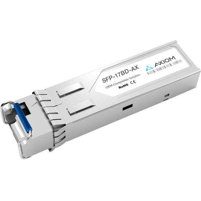 Axiom 1000BASE-BX10-D SFP Transceiver w/ DDM for Rad - SFP-17BD (Downstream)