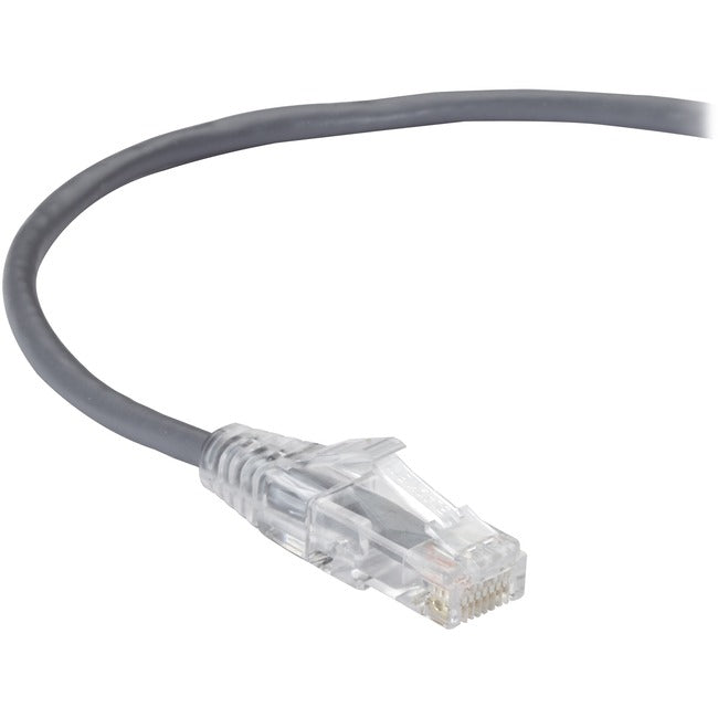 BLACK BOX CORP SLIM-NET CAT6A PATCH CABLE GREY 5FT
